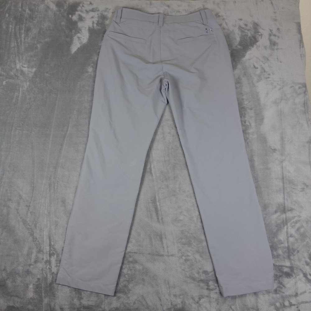 Under Armour Pants Men 32x32 Gray Golf Chino Active Performance Stretchy Slacks - Picture 7 of 7
